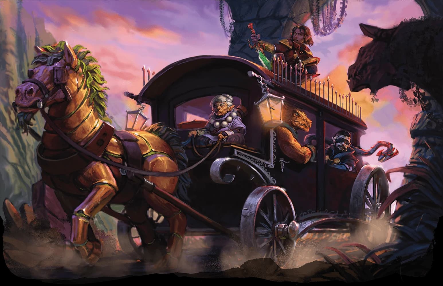 The "C" Team's Wagon Headquarters