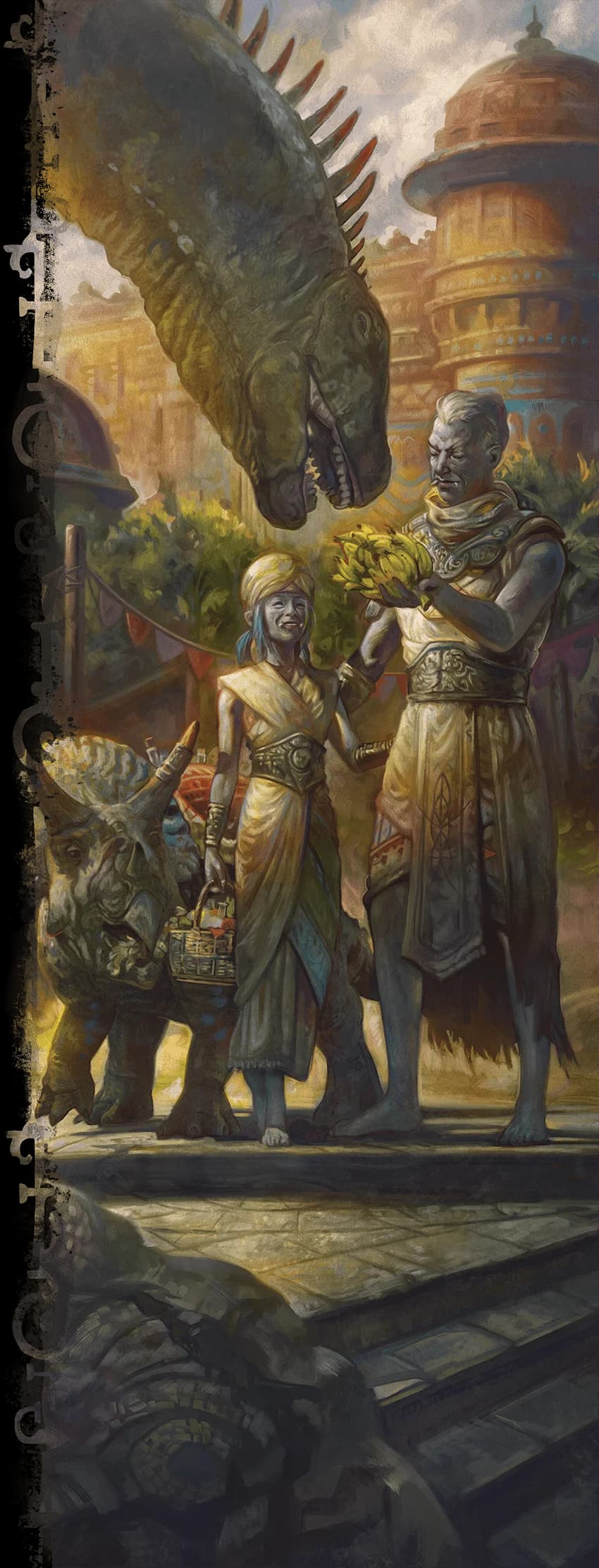 Giants and dinosaurs are both ancient creatures belonging to a long-forgotten time