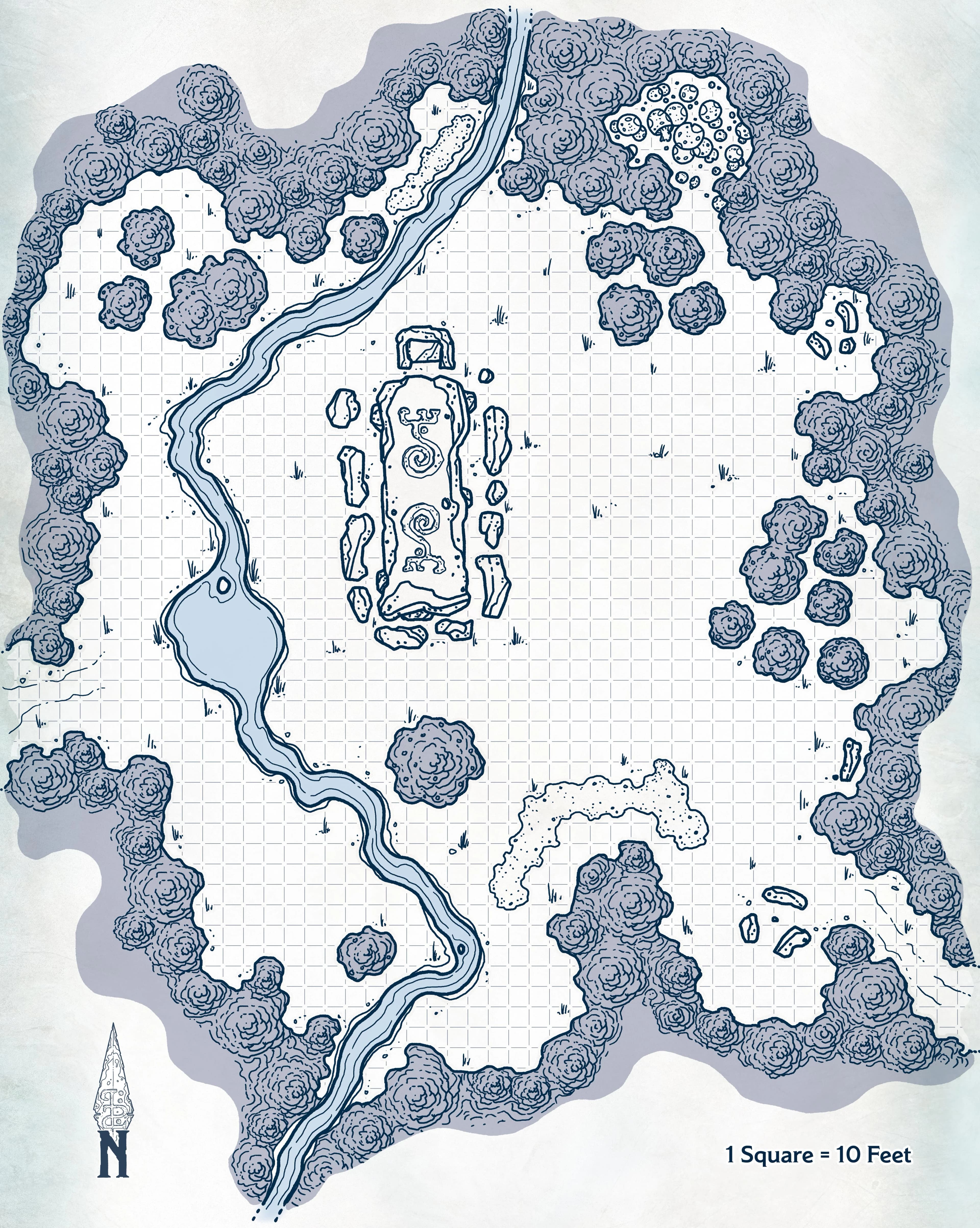 Map 4.8: Grolantor's Larder