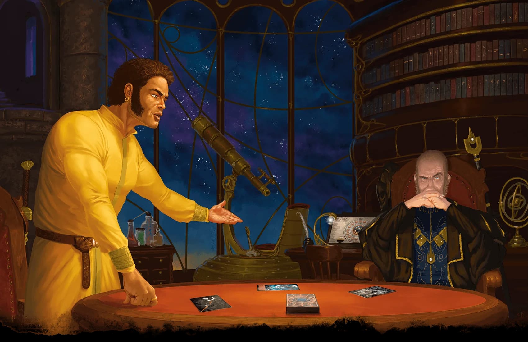 Jared warns Basil of the deck's many dangers