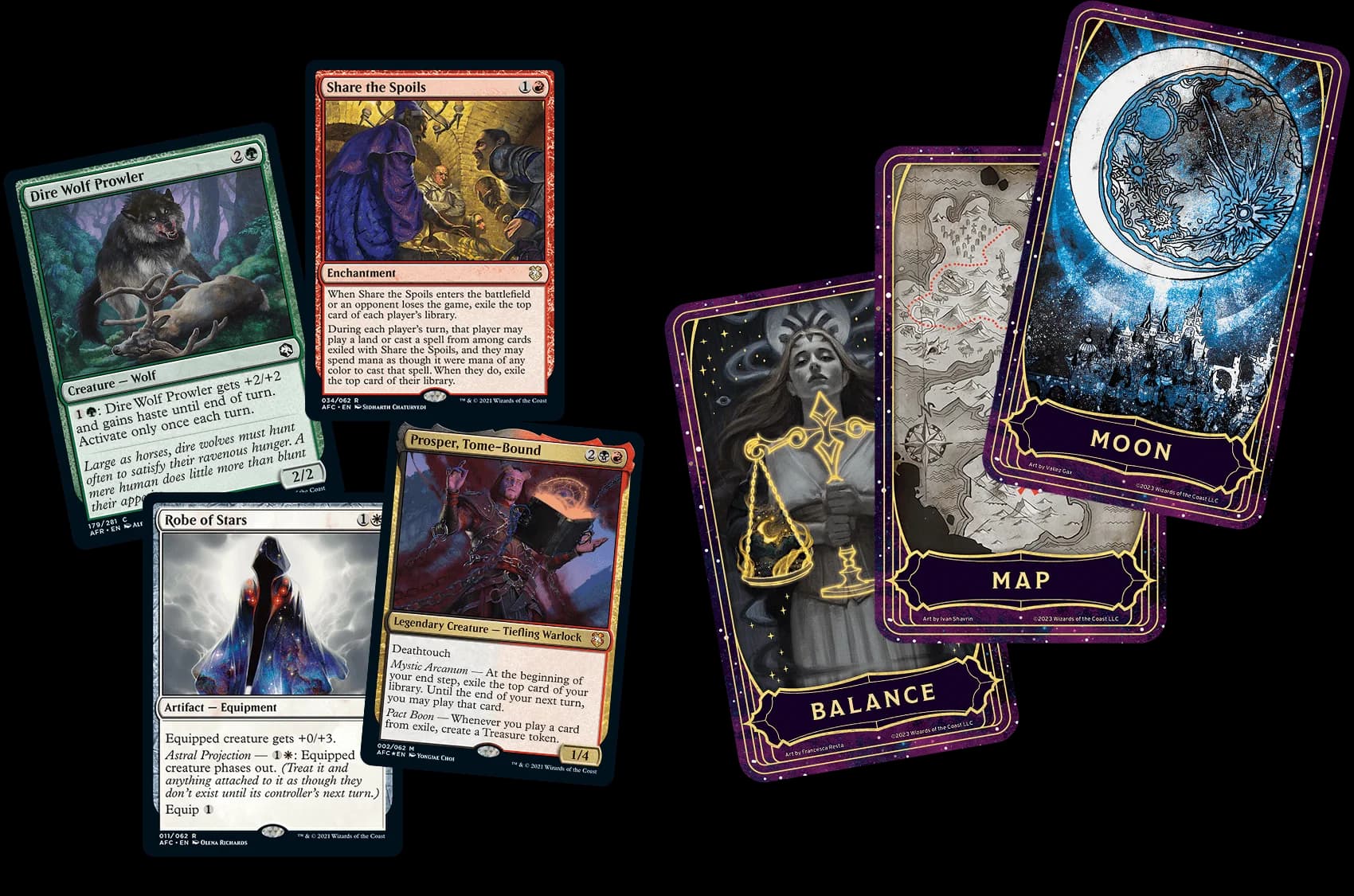 You can use {@link Magic: The Gathering|https://gatherer.wizards.com/Pages/Card/Details.aspx?action=random} cards to build idea decks for creatures, items, people, or situations