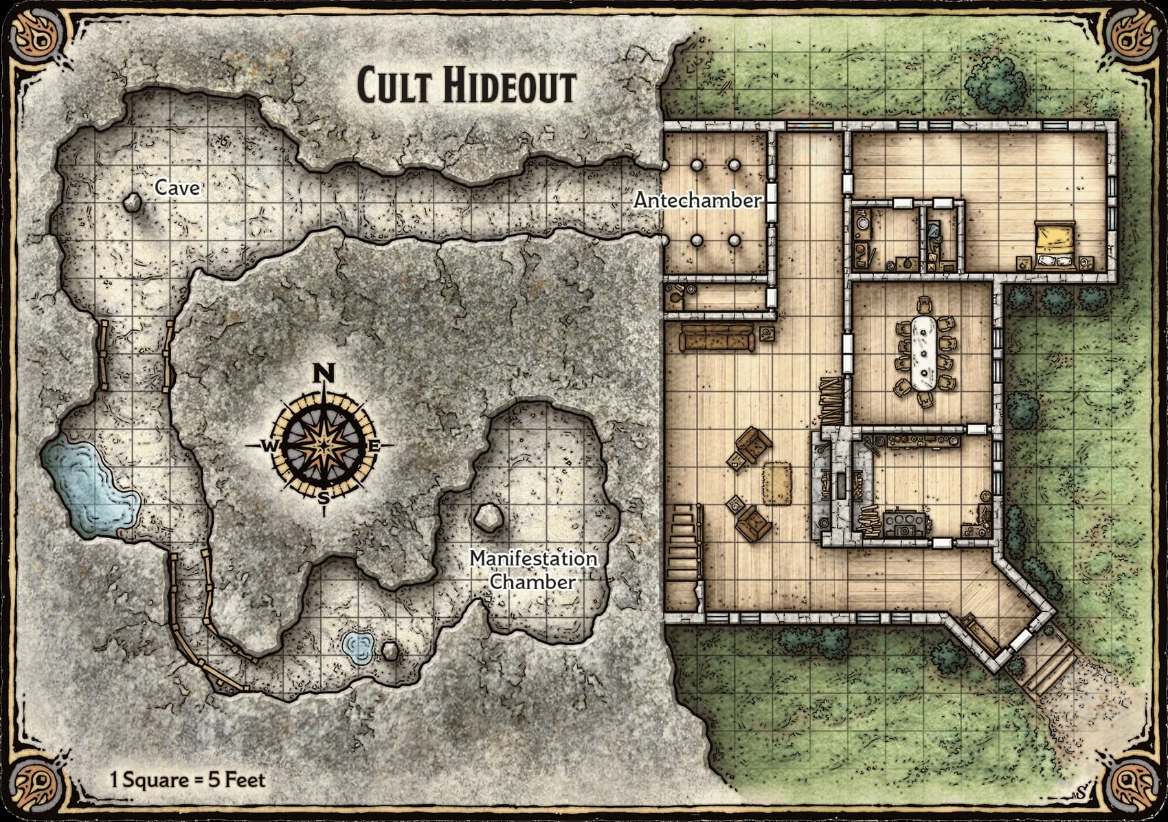 Map 12.1: Cult Hideout