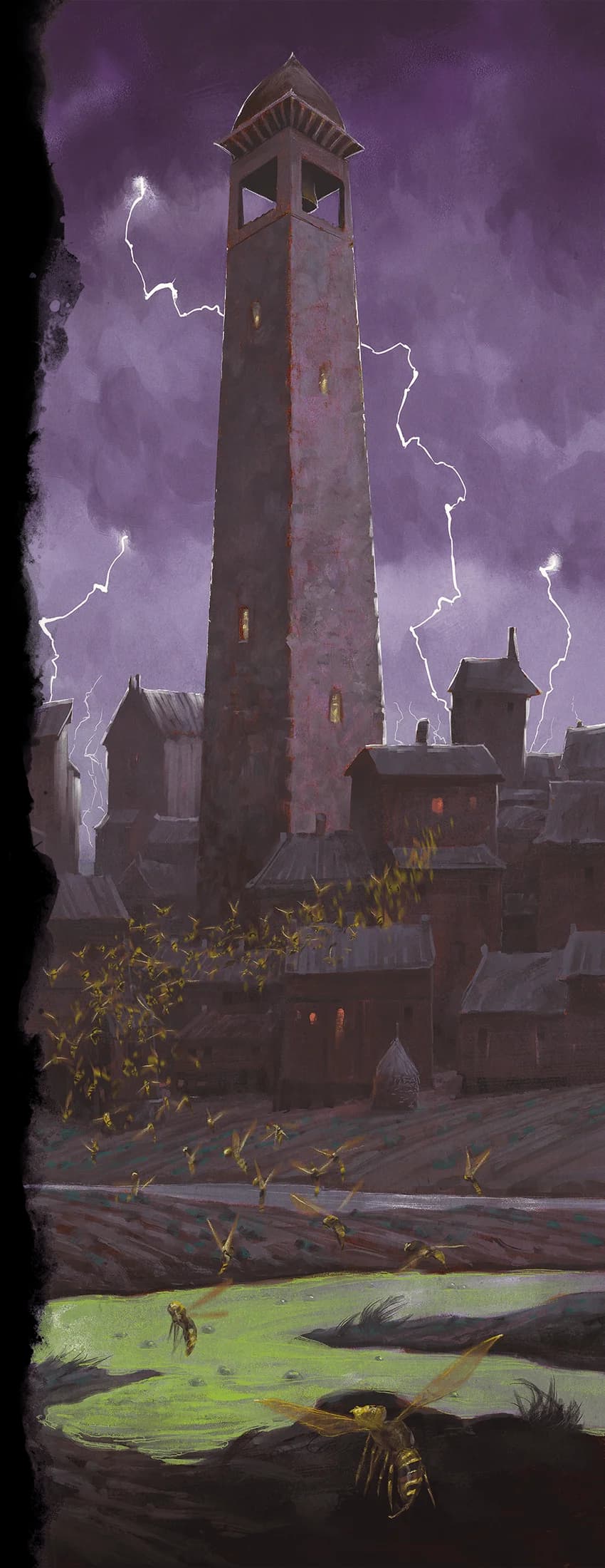 A bruised-purple sky and a swarm of hornets herald the coming apocalypse