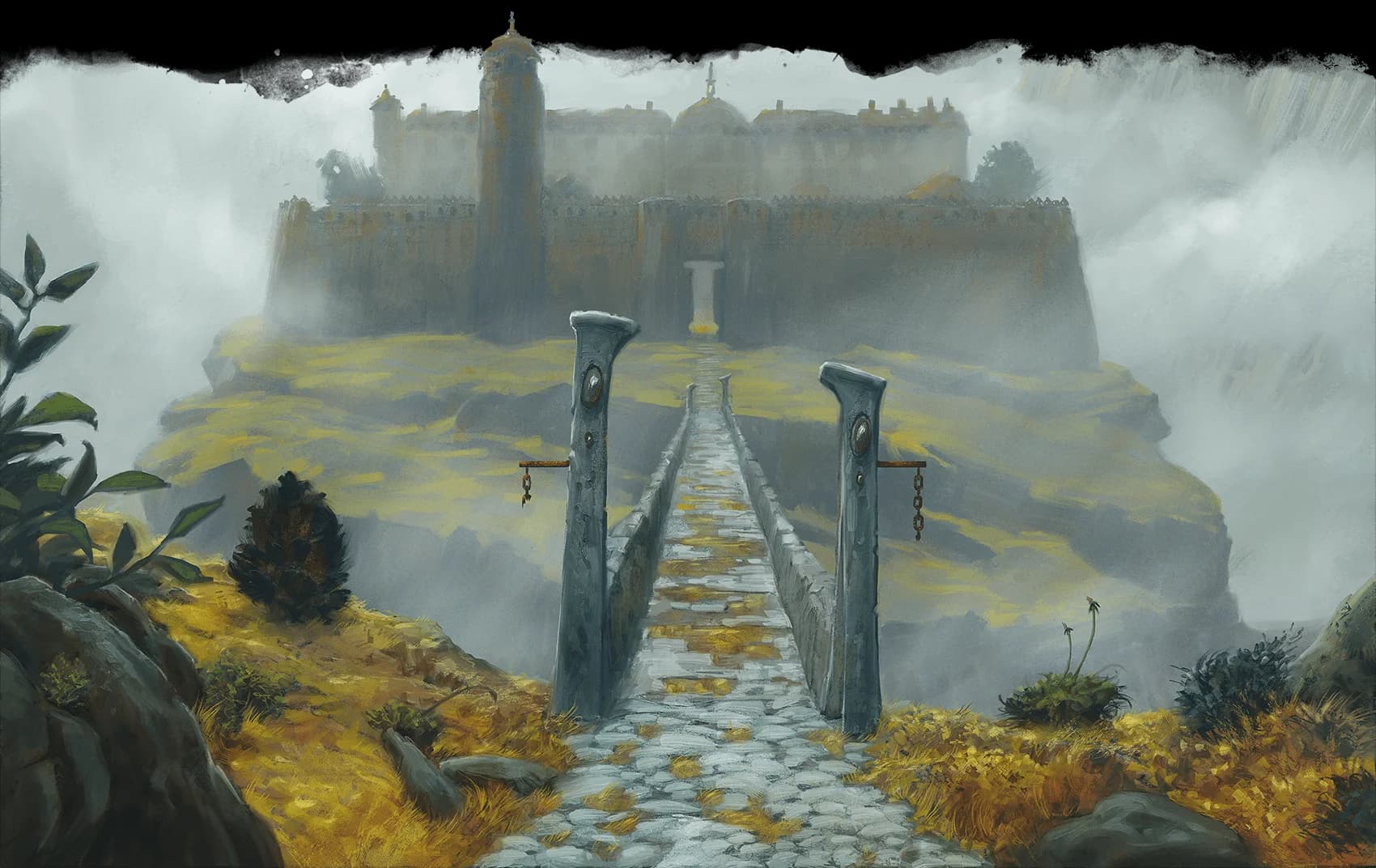 The haunted castle of Harrowhall awaits adventurers brave enough to claim it