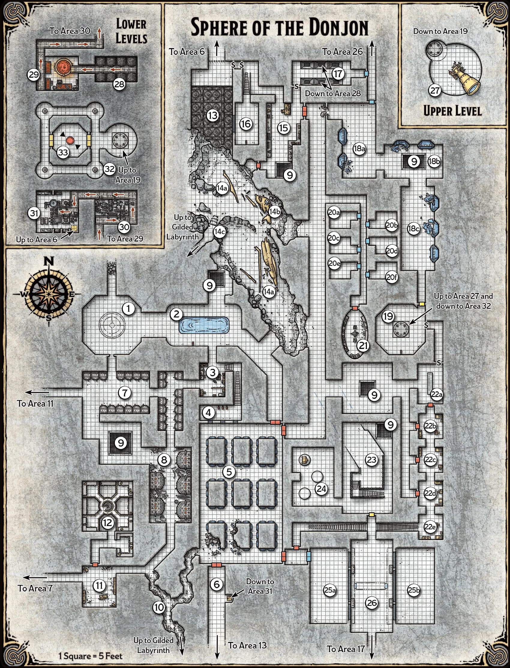 Map 17.2: Donjon Core
