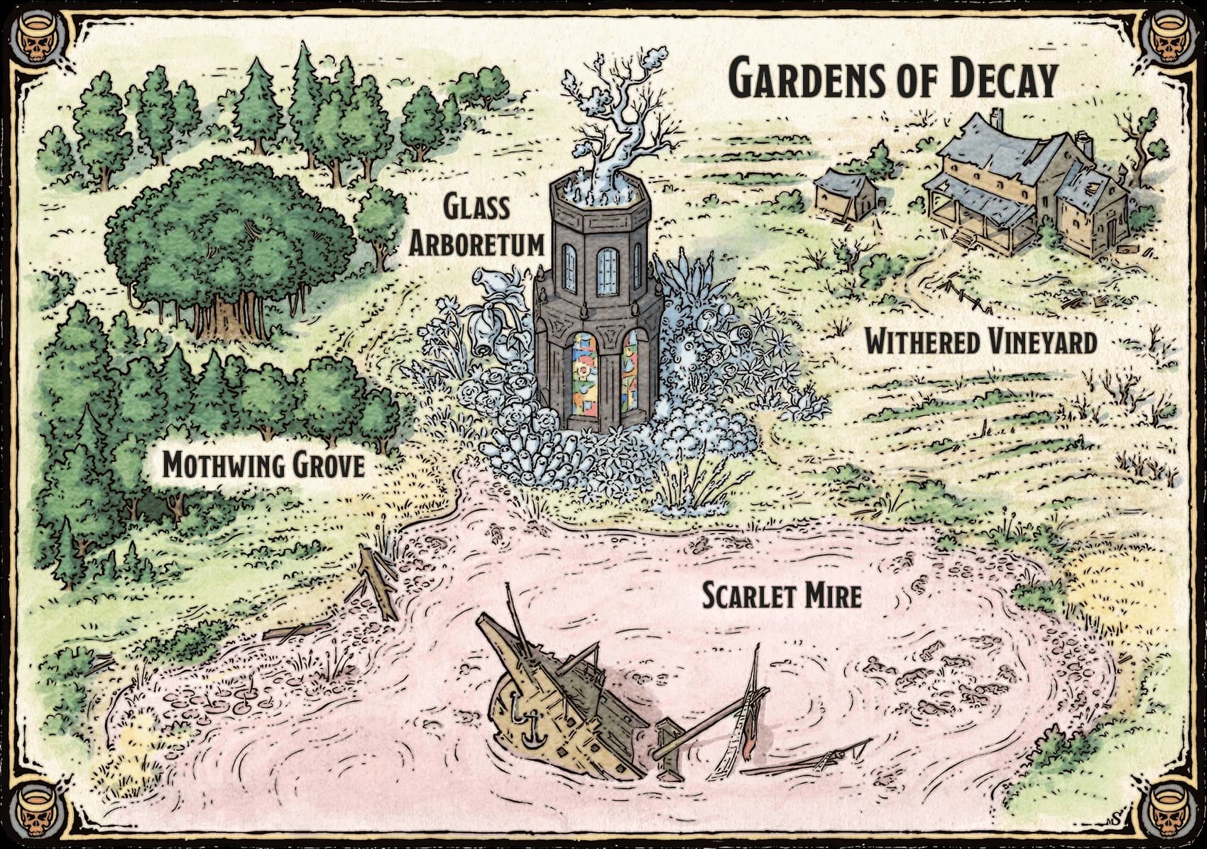 Map 19.1: Gardens of Decay