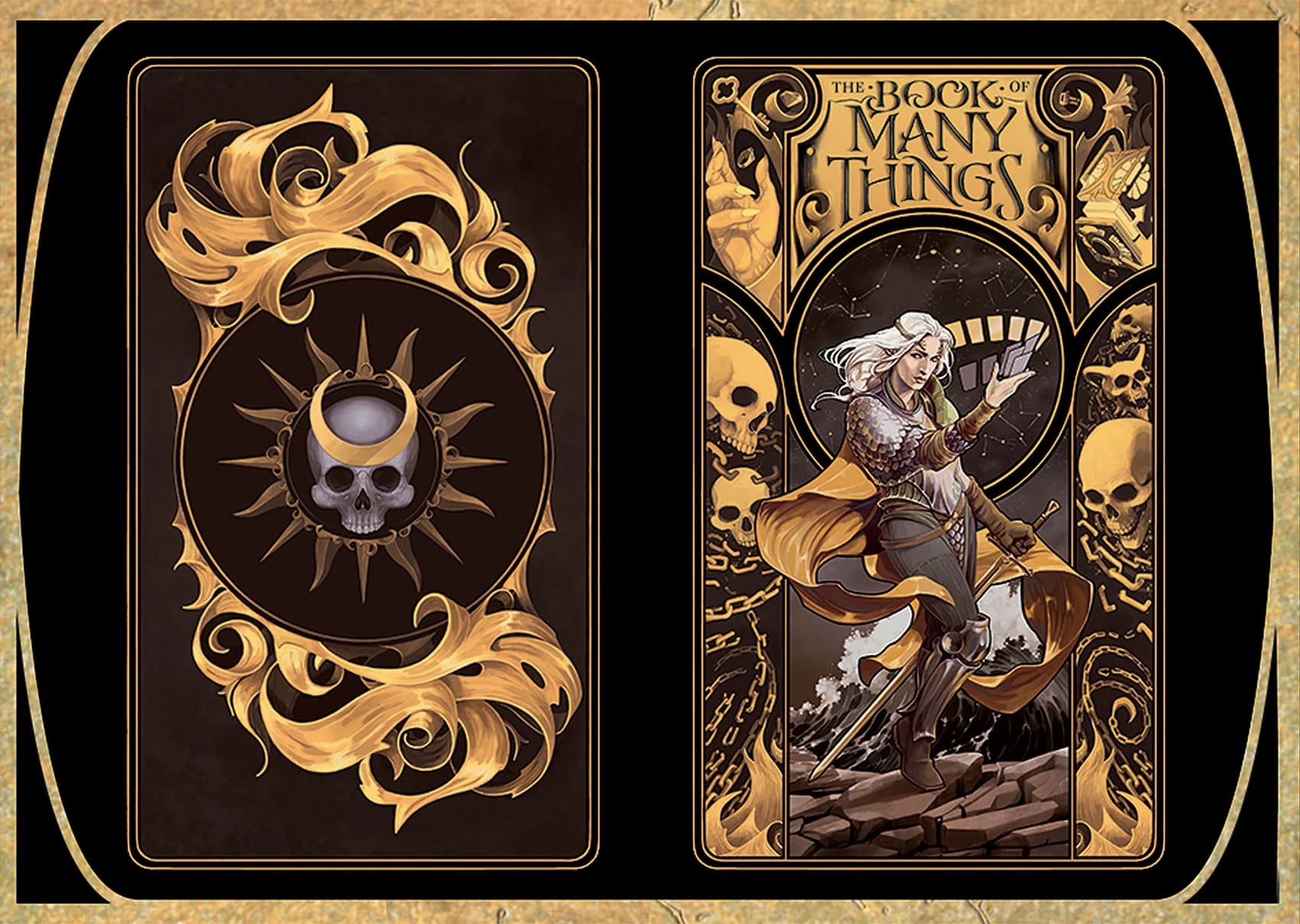 On the Alt-Cover: Asteria wields the cards that rewrote her fate in this art nouveau–inspired illustration by CoupleofKooks.