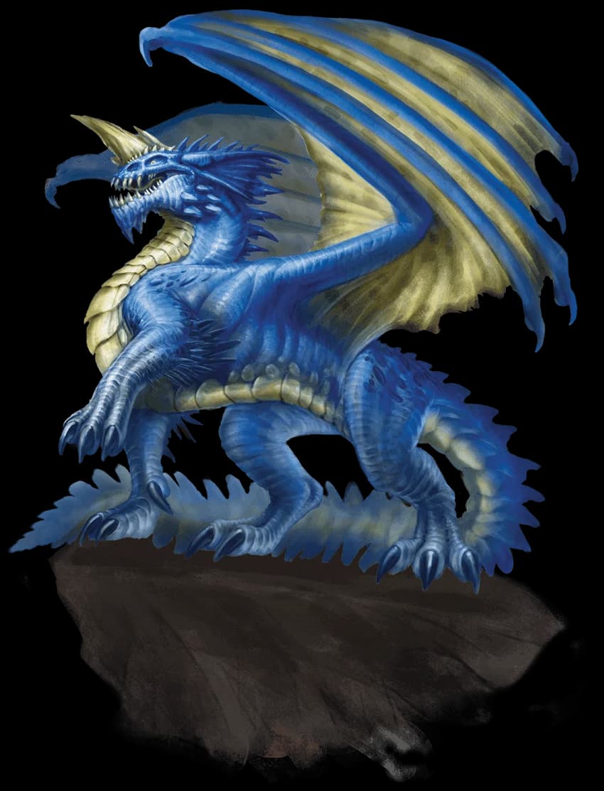 Adult blue dragon