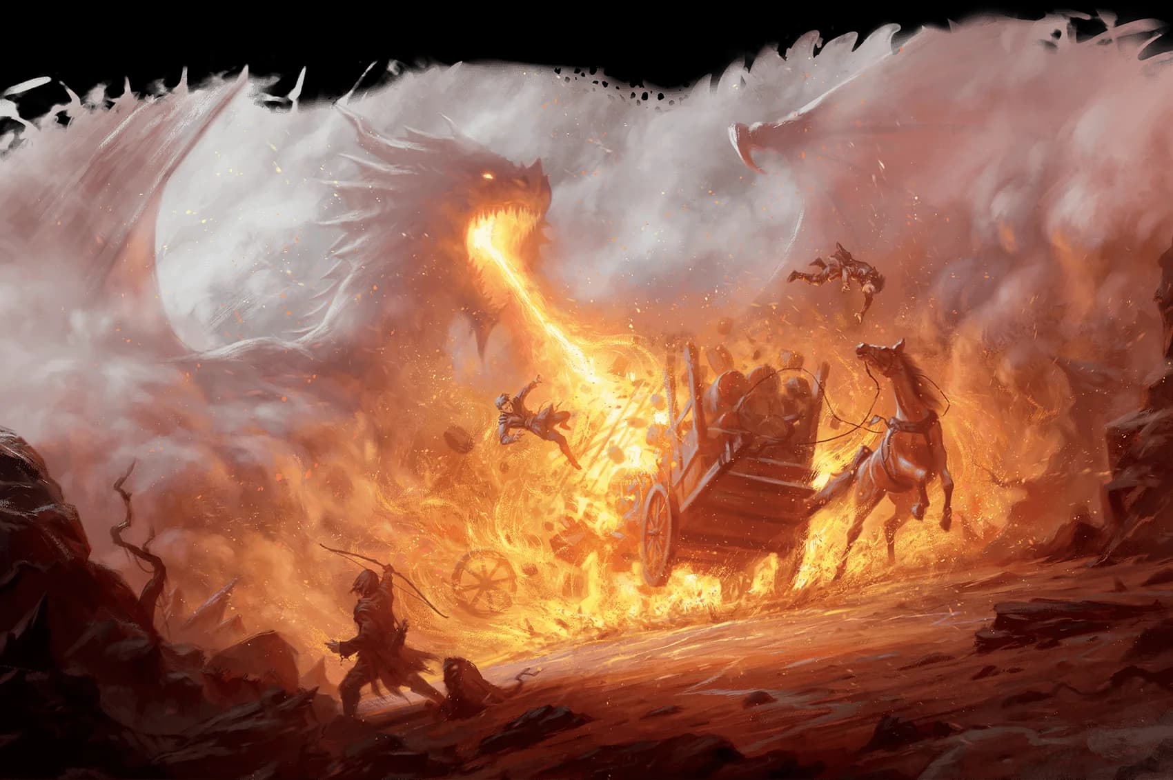 An encounter with a dragon can be devastating to people and property alike