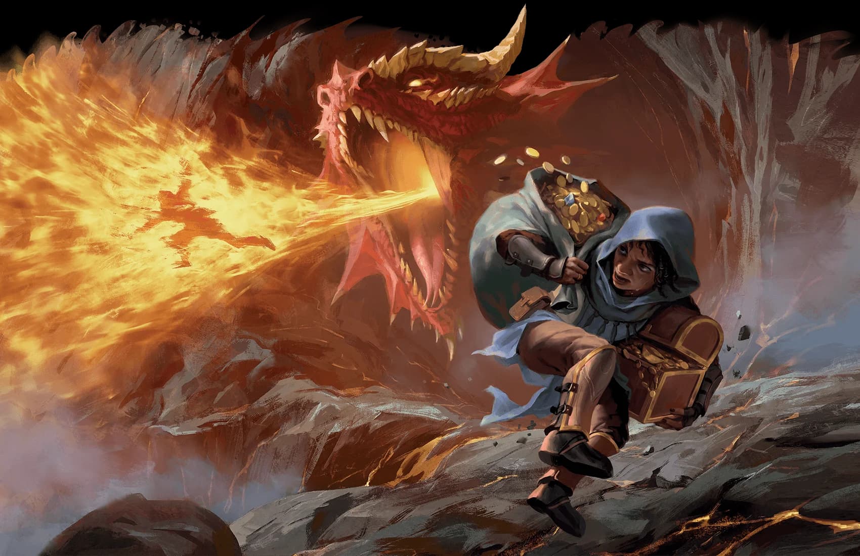 Trying to loot a dragon's hoard without waking its owner is a reckless endeavor