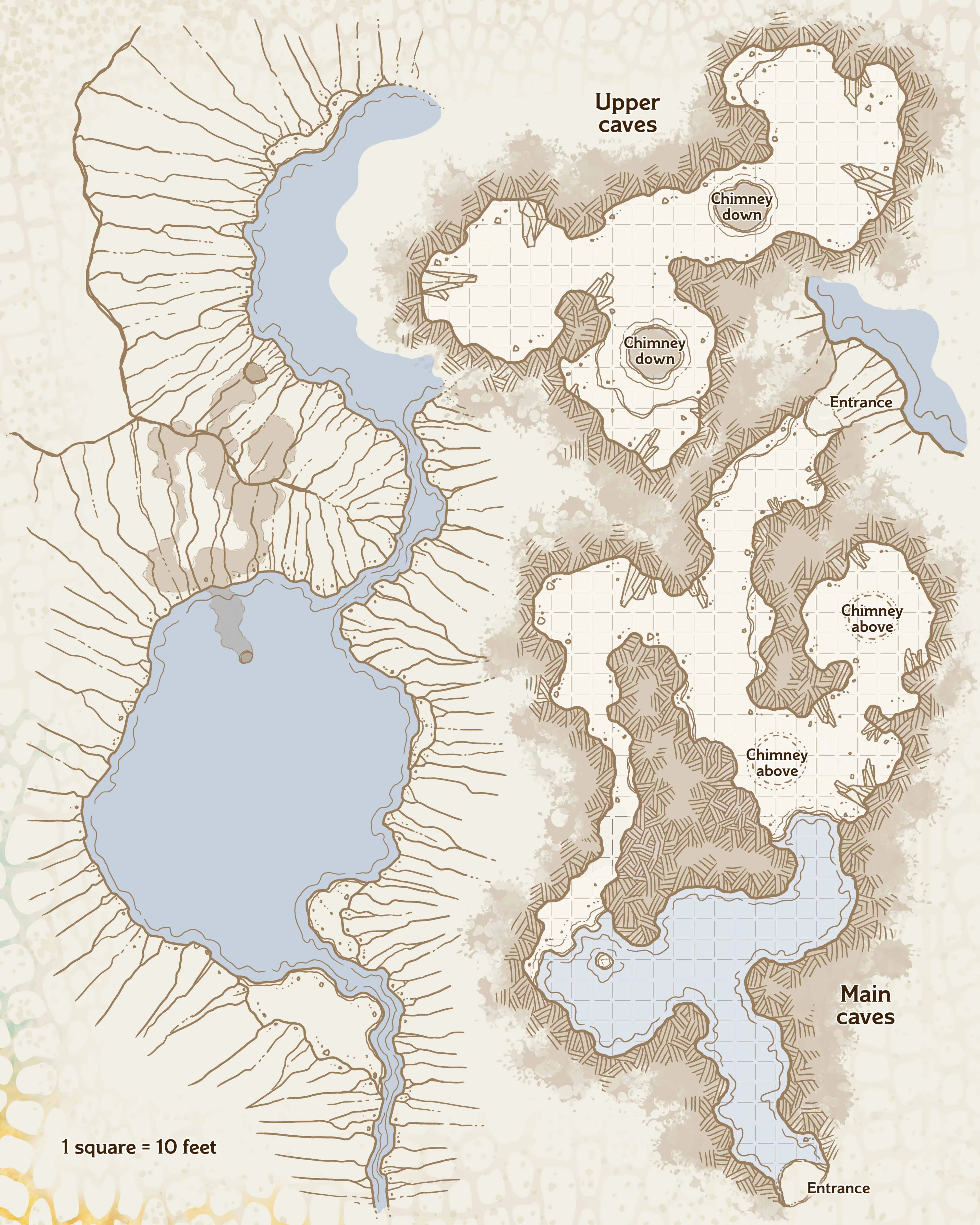 Map 5.1: amethyst dragon lair