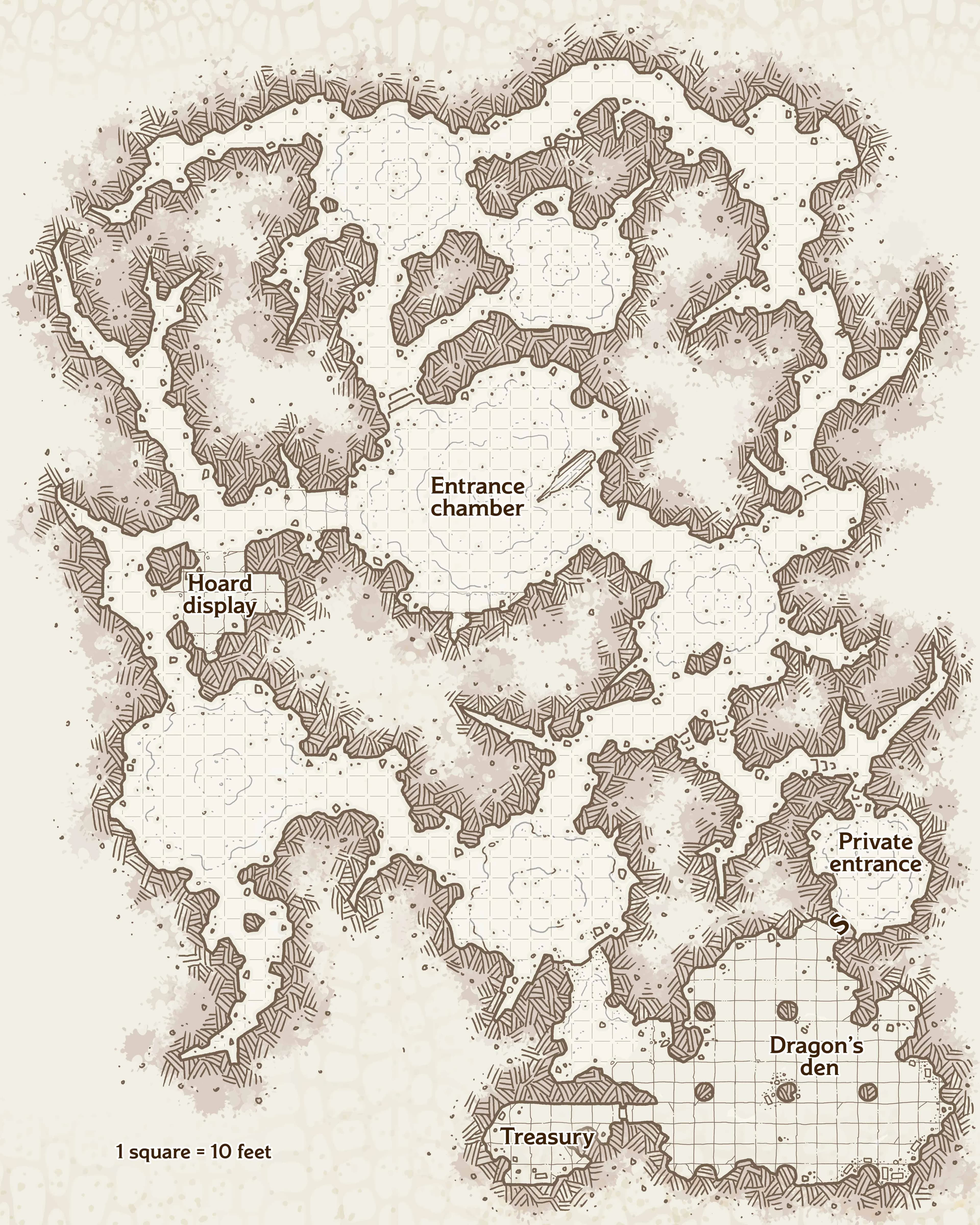 Map 5.3: blue dragon lair