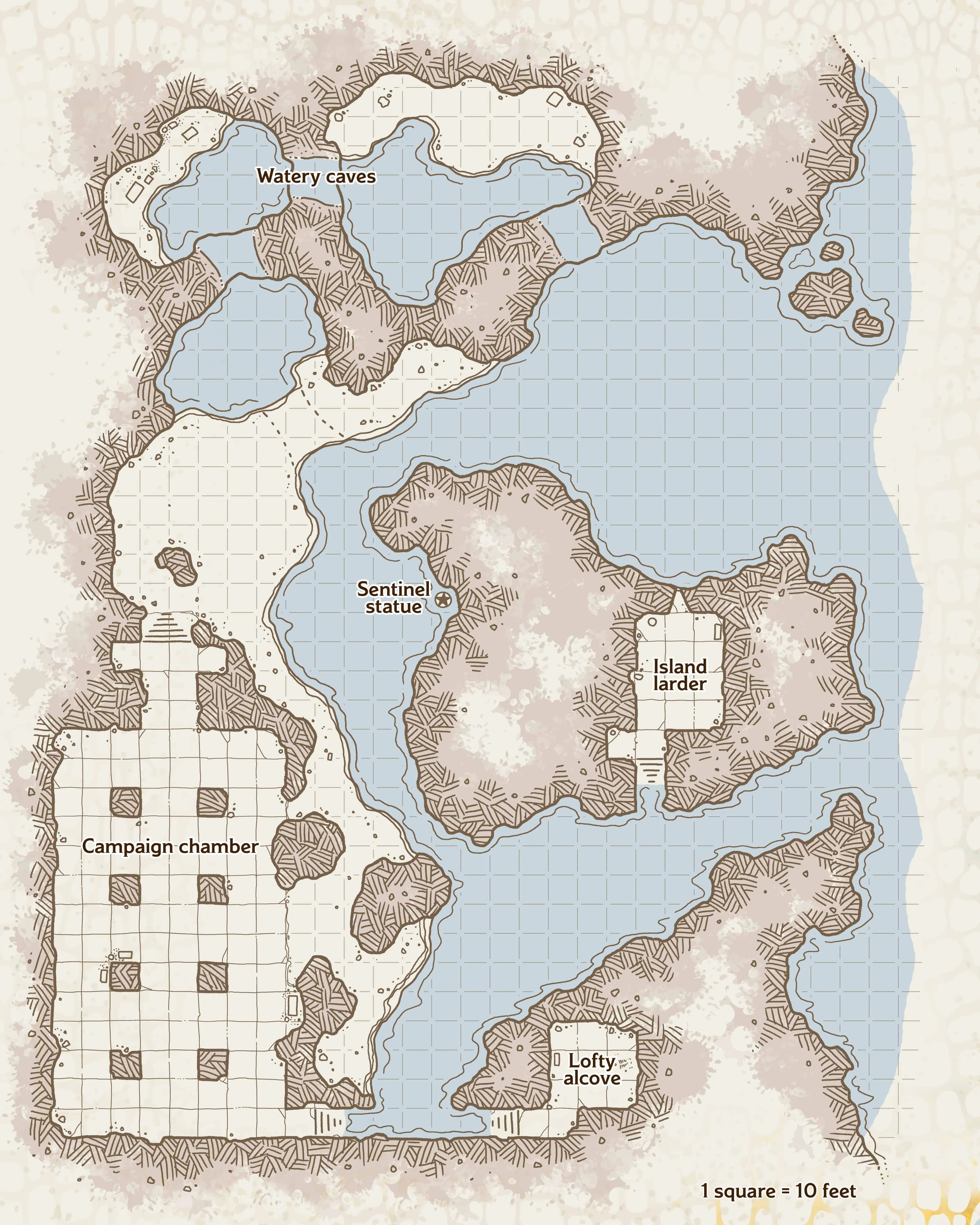 Map 5.5: bronze dragon lair