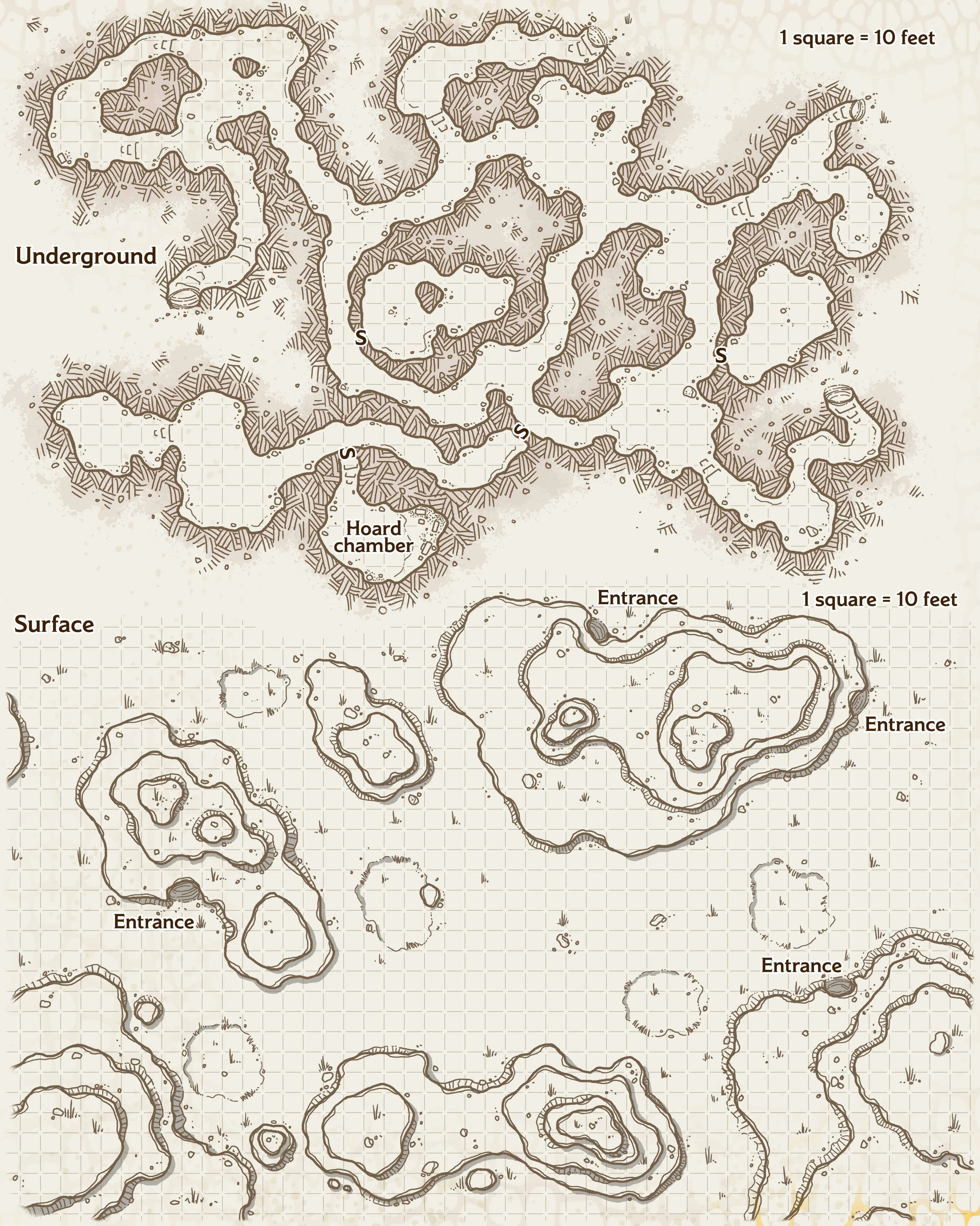 Map 5.6: copper dragon lair