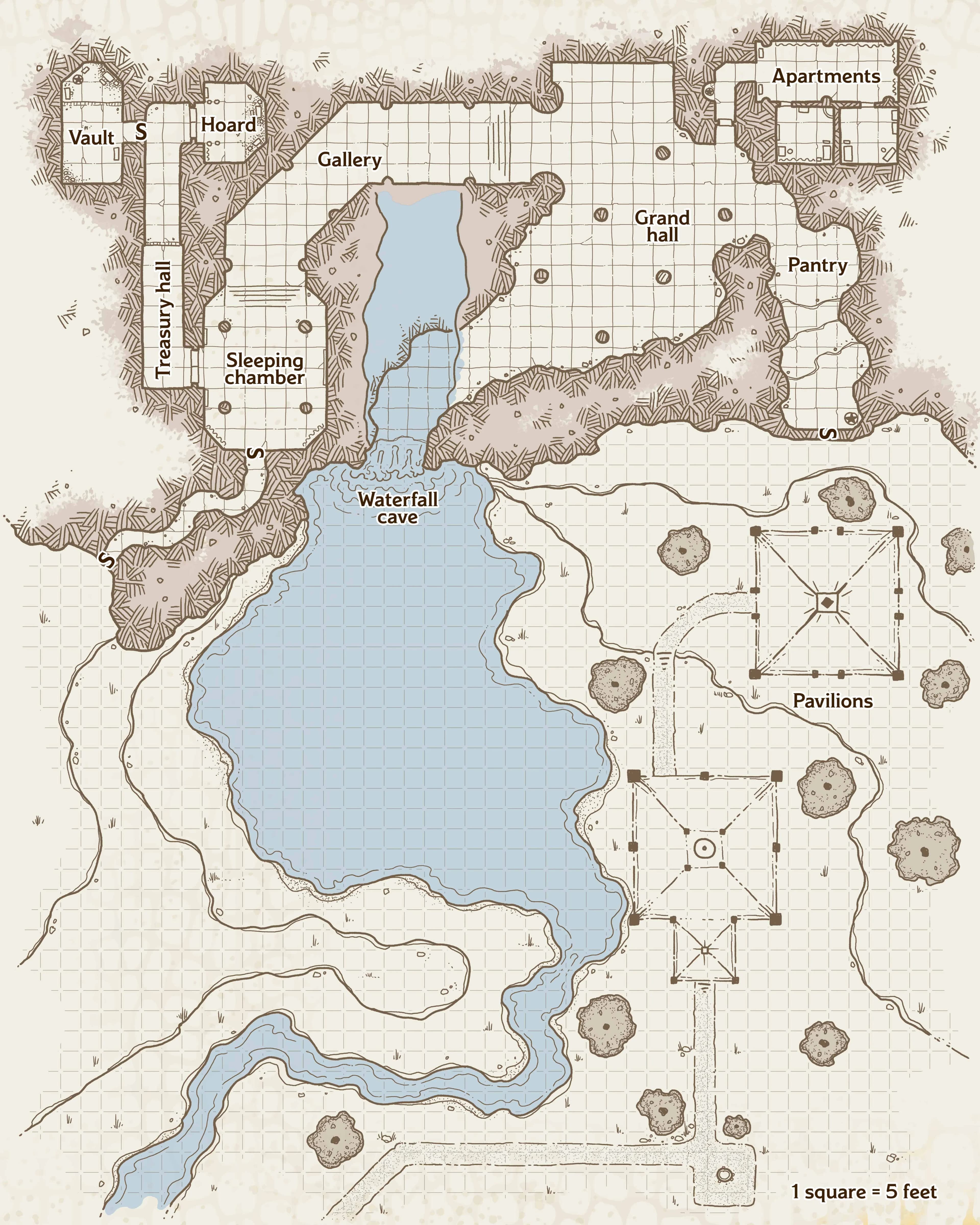 Map 5.9: gold dragon lair