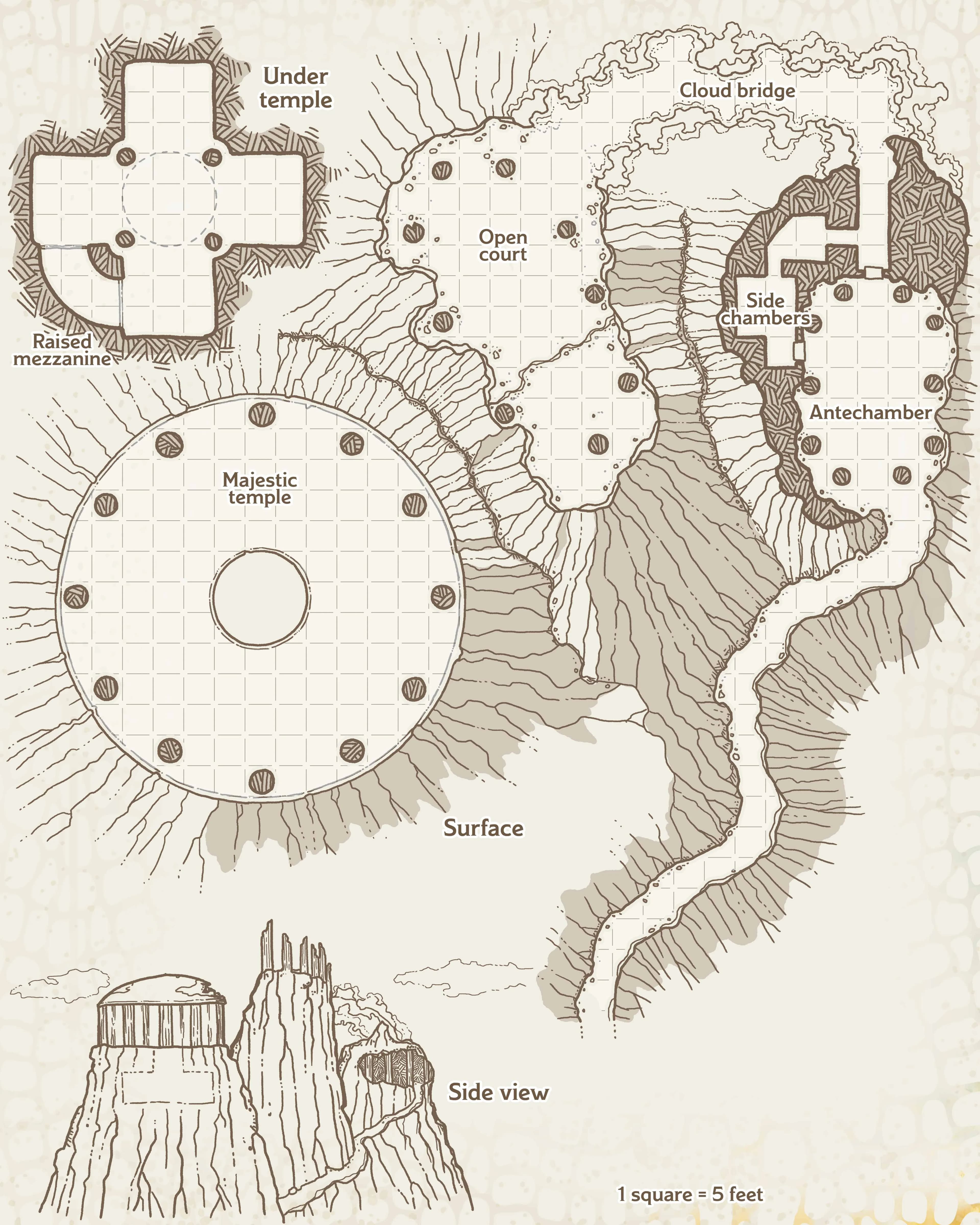 Map 5.13: silver dragon lair