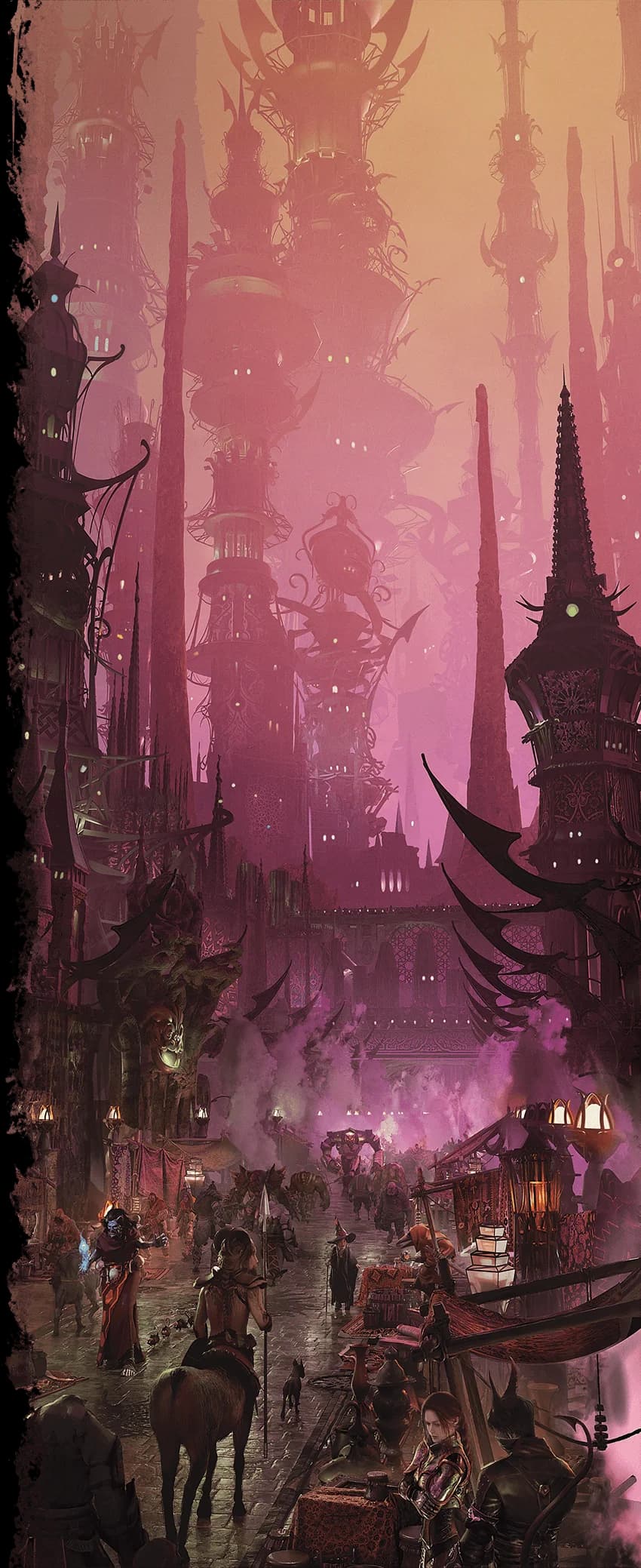 Creatures from every plane converge in Sigil, the crossroads of the multiverse