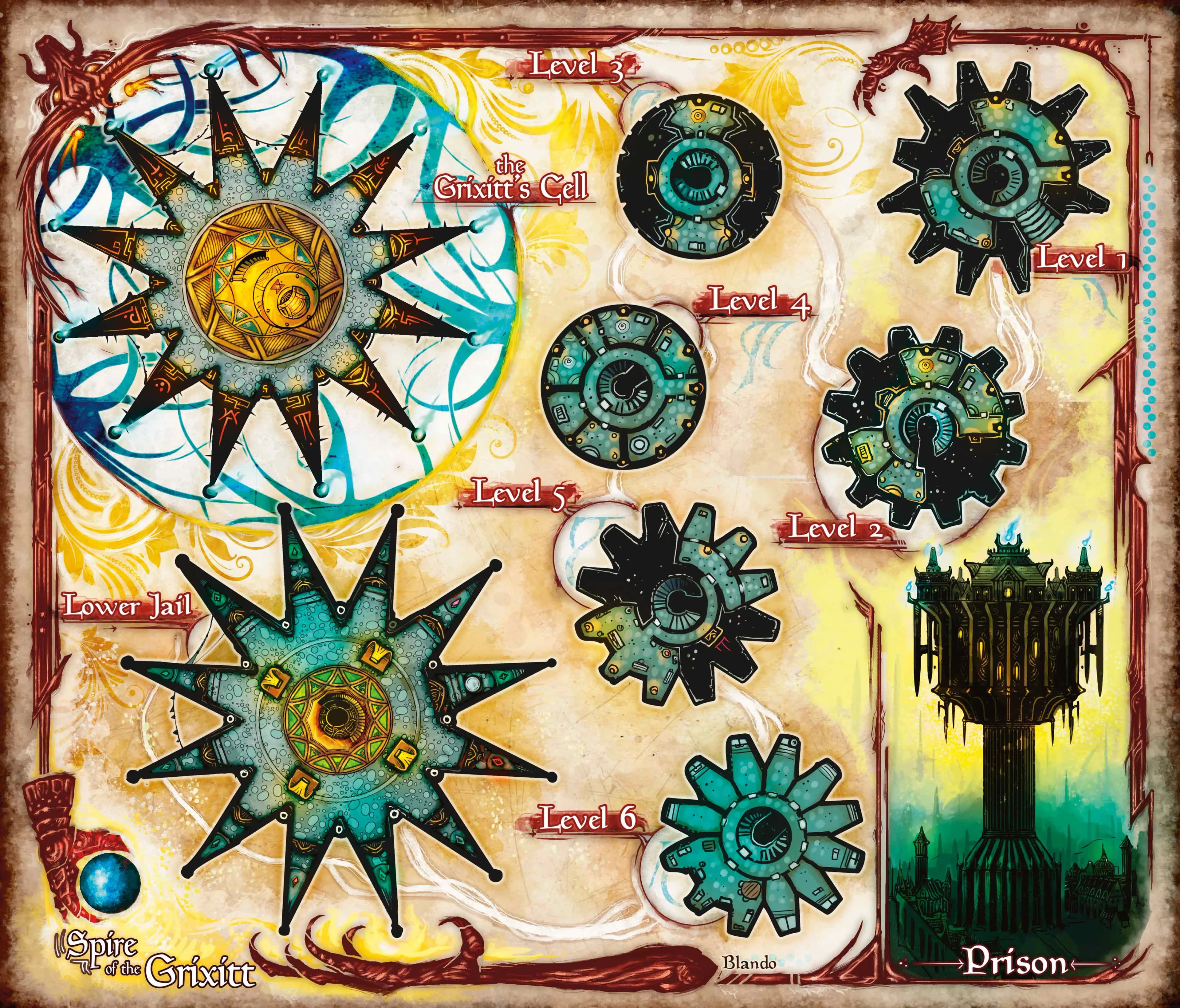 Map 2.3: Spire of the Grixitt in the Prison