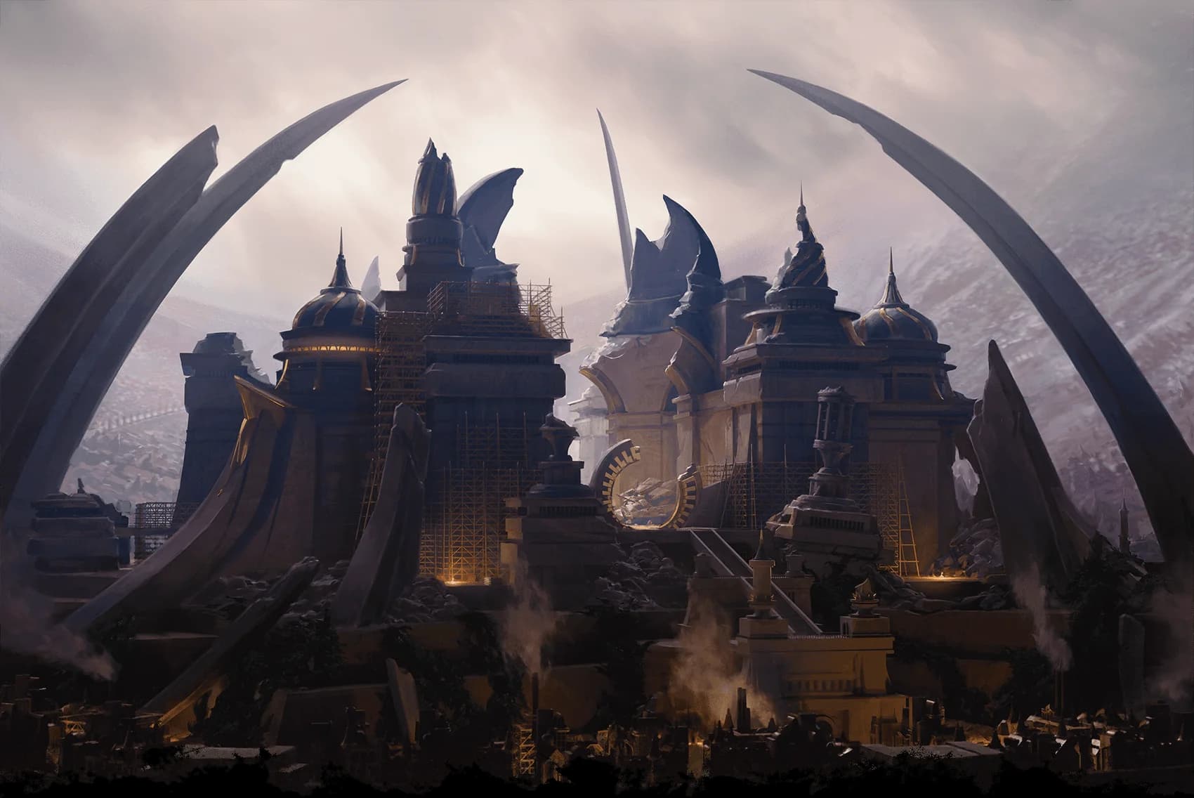 Home of the Athar, the Shattered Temple stands as a reminder that the power of gods isn't so permanent