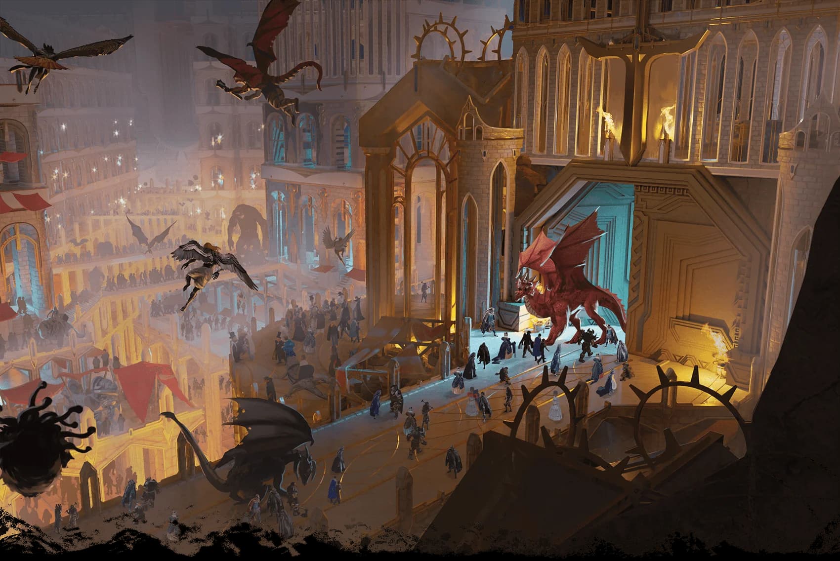 Planar travelers store their hoards within the Bank of Abbathor, a worlds-spanning financial institution