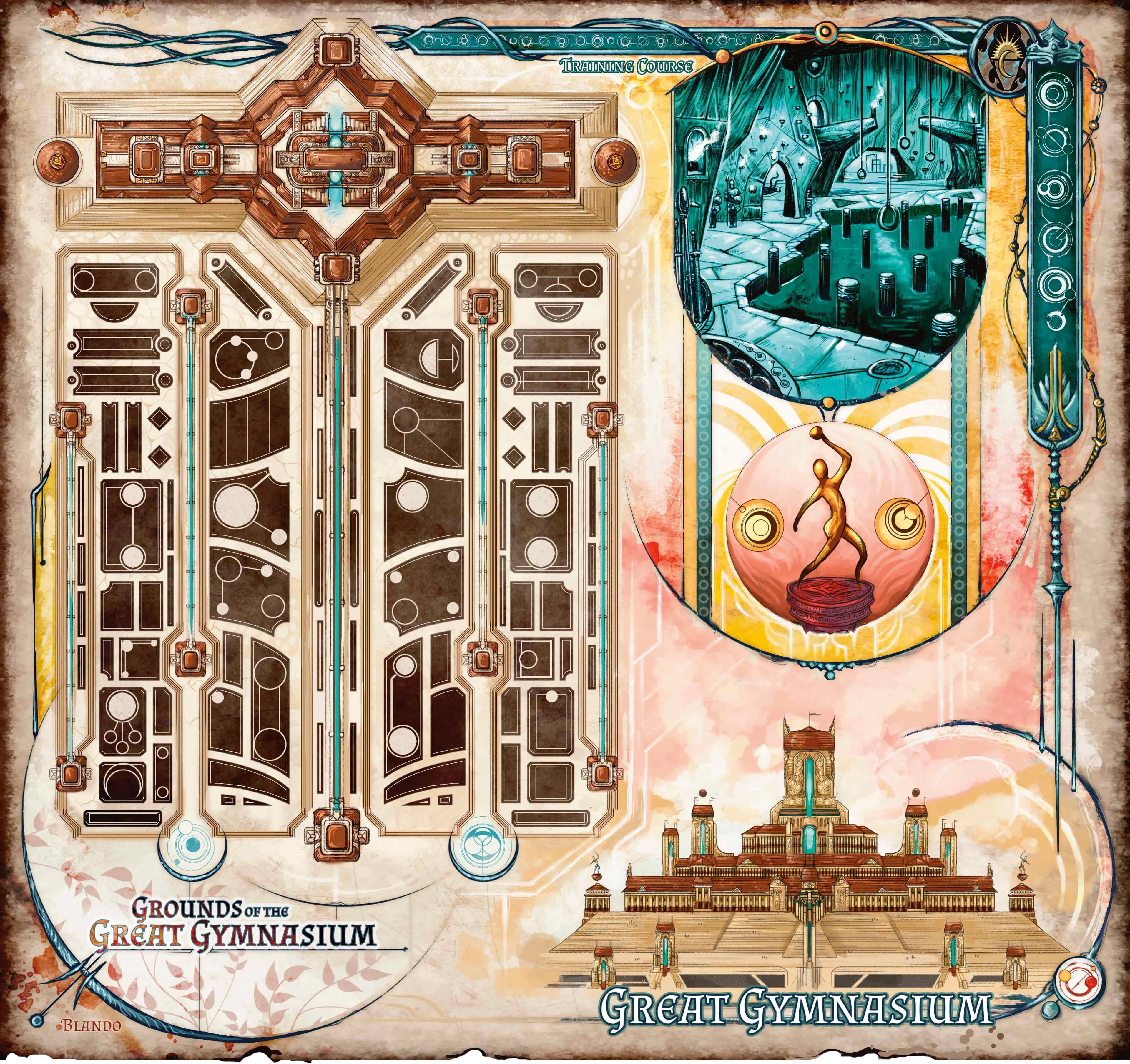 Map 2.5: Grounds of the Great Gymnasium
