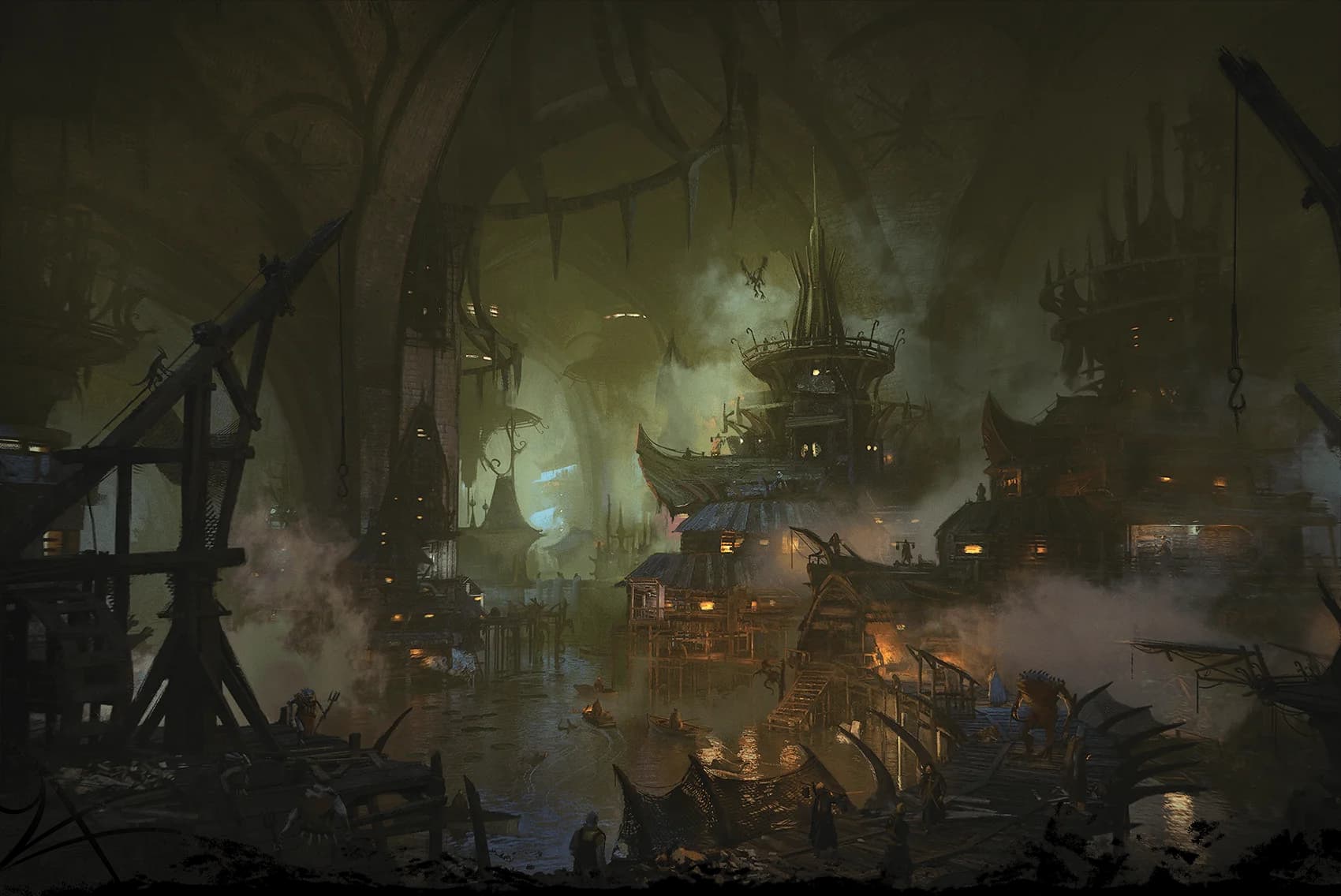 Dead factions cling to life in Nowhere, a depressing refuge beneath the streets of Sigil