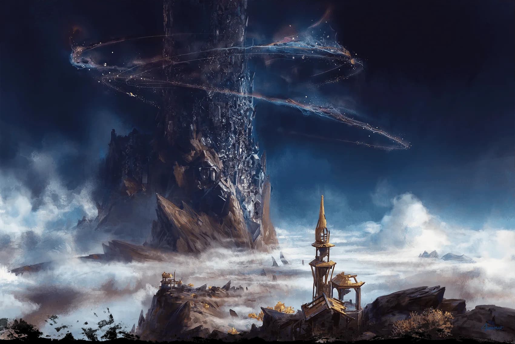 From the secrecy of his hidden tower, the Father of Giants observes his children scattered throughout the multiverse