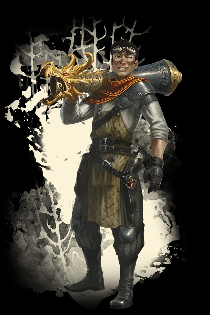 Human Artillerist with Eldritch Cannon