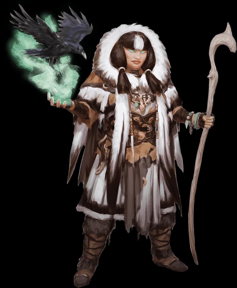 Druid with Wild Companion