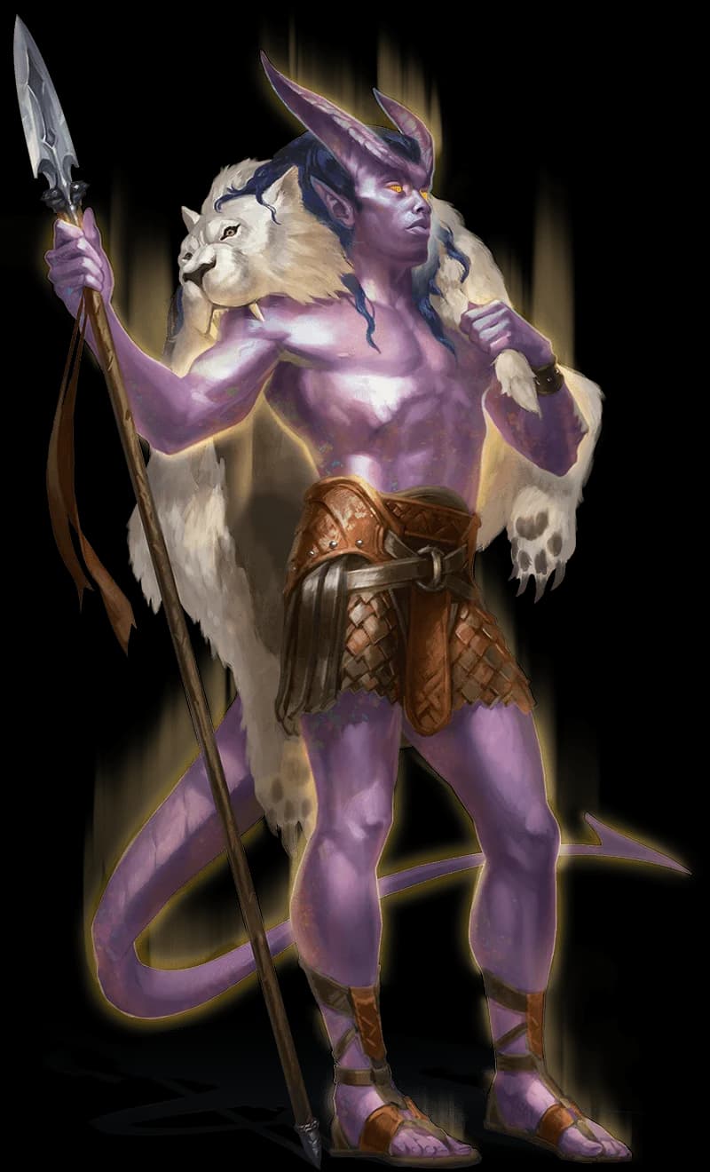 Tiefling Paladin of Glory