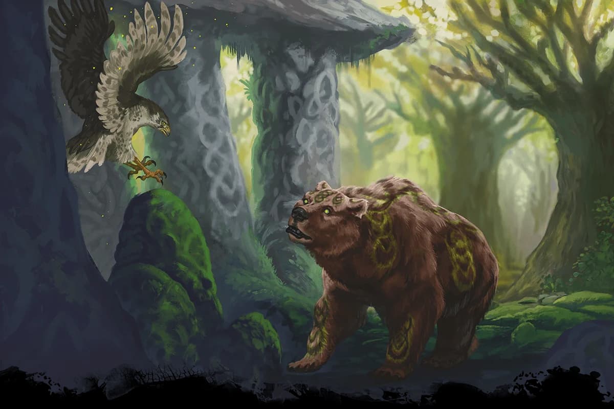 Animals converse after gaining sapience from ambient psychic energy.