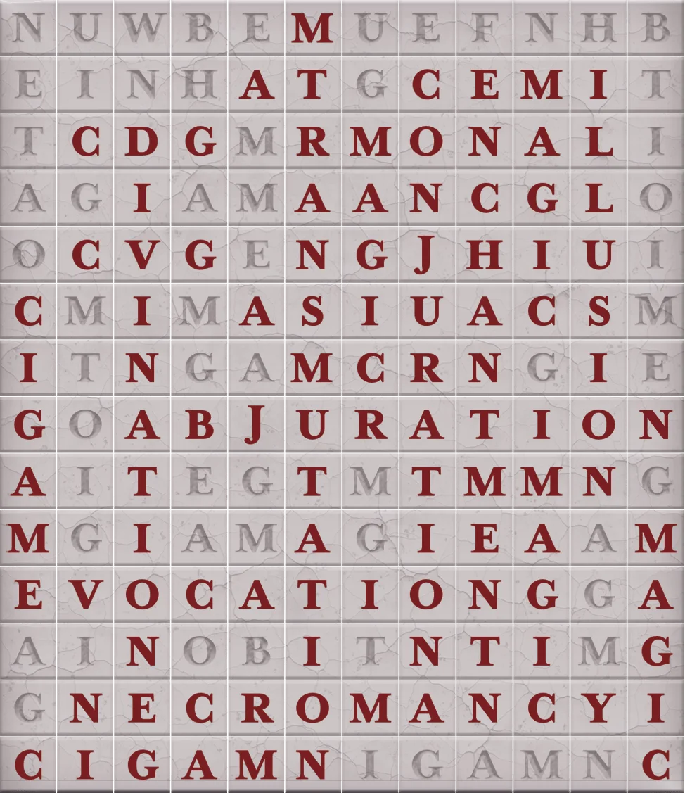 Diagram 4.1: Reckless Steps Puzzle Solution